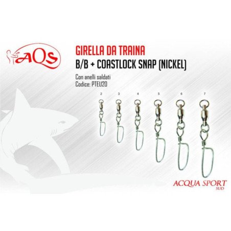 AQS GIRELLE BIG GAME BALL BEARING NIKELATE