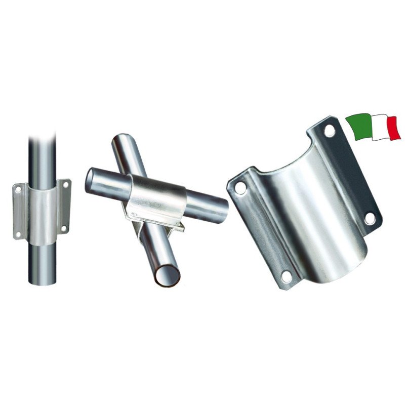 GFN COPPIA DI ATTACCHI IN ACCIAIO INOX PER FISSAGGIO TUBI