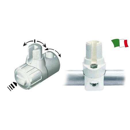 GFN SUPPORTO PER ANTENNA VHF E GPS IN NYLON