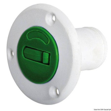 OSCULATI TAPPO IMBARCO CARBURANTE Ø38 VERDE
