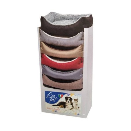 LEOPET CUCCIA RODI IN TESSUTO E PELLICCETTA