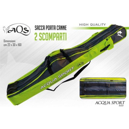 AQS SACCA A 2 SCOMPARTI PORTACANNE