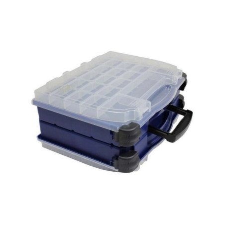 PLANO CASSETTA DBL COVER 2 SIDED BLUE/CLEAR