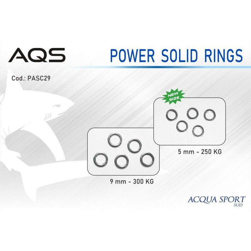 AQS ANELLINI CHIUSI POWER SOLID RINGS