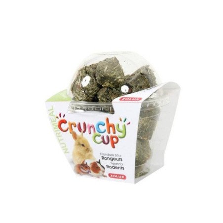 ZOLUX CRUNCHY ERBA MEDICA E CAROTA CUP 200GR