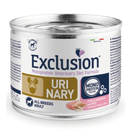 EXCLUSION DIET URINARY MAIALE ALL BREED 200GR