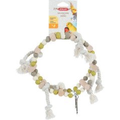 ZOLUX ALTALENA RUOTA DI PERLE IN LEGNO E CORDA