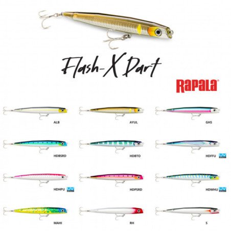 RAPALA ARTIFICIALI DARDO FLASH-X 14CM 42GR