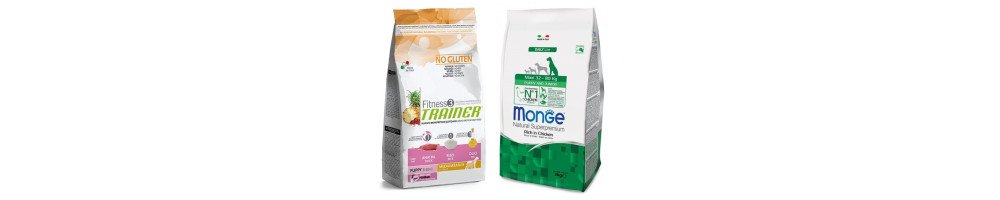 Disponibili mangimi in tanti formati e varianti dei migliori marchi