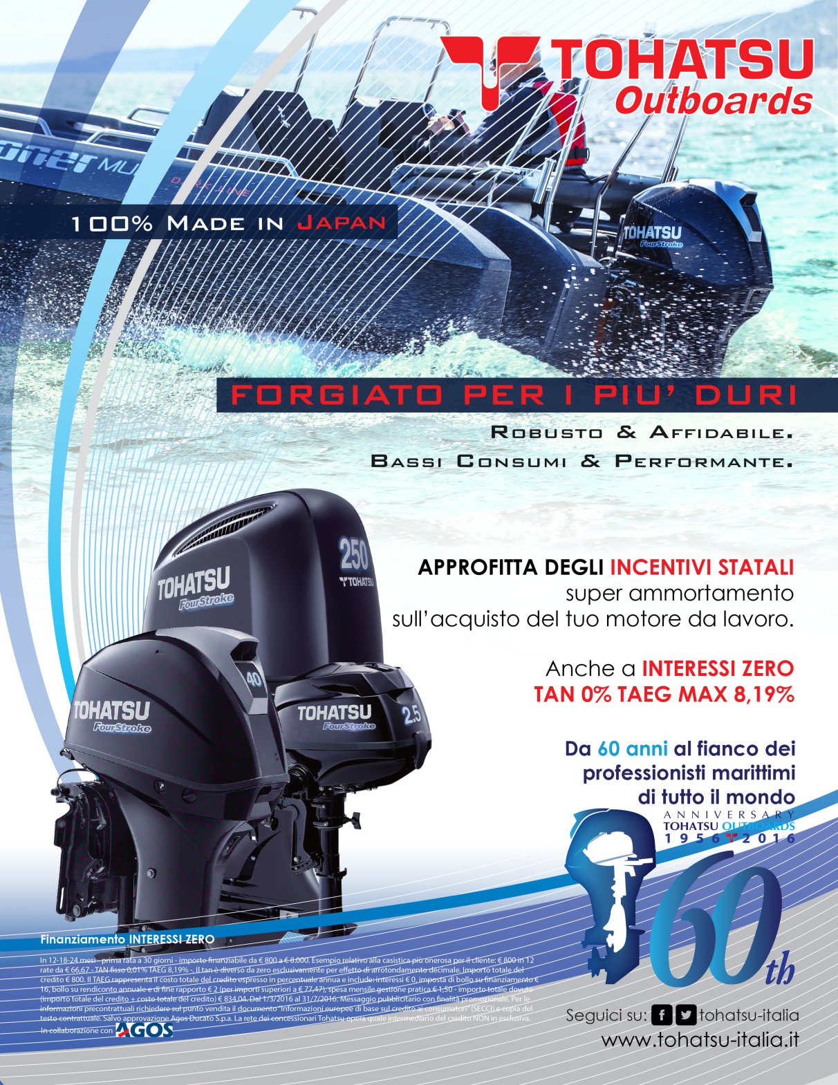 Promozioni tohatsu ad interessi 0%