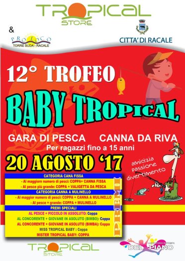 12° TROFEO BABY TROPICAL 2017 