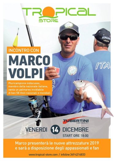 Un full immersion nel mondo della Tubertini con Marco Volpi